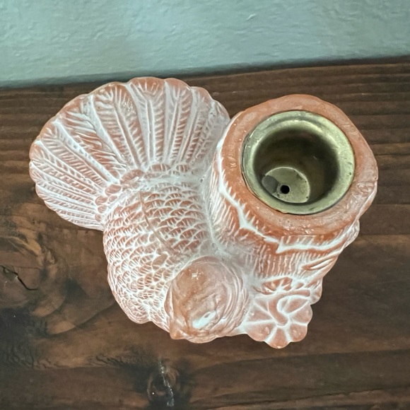 Set of 2 terracotta candle stick holders. - Picture 9 of 9